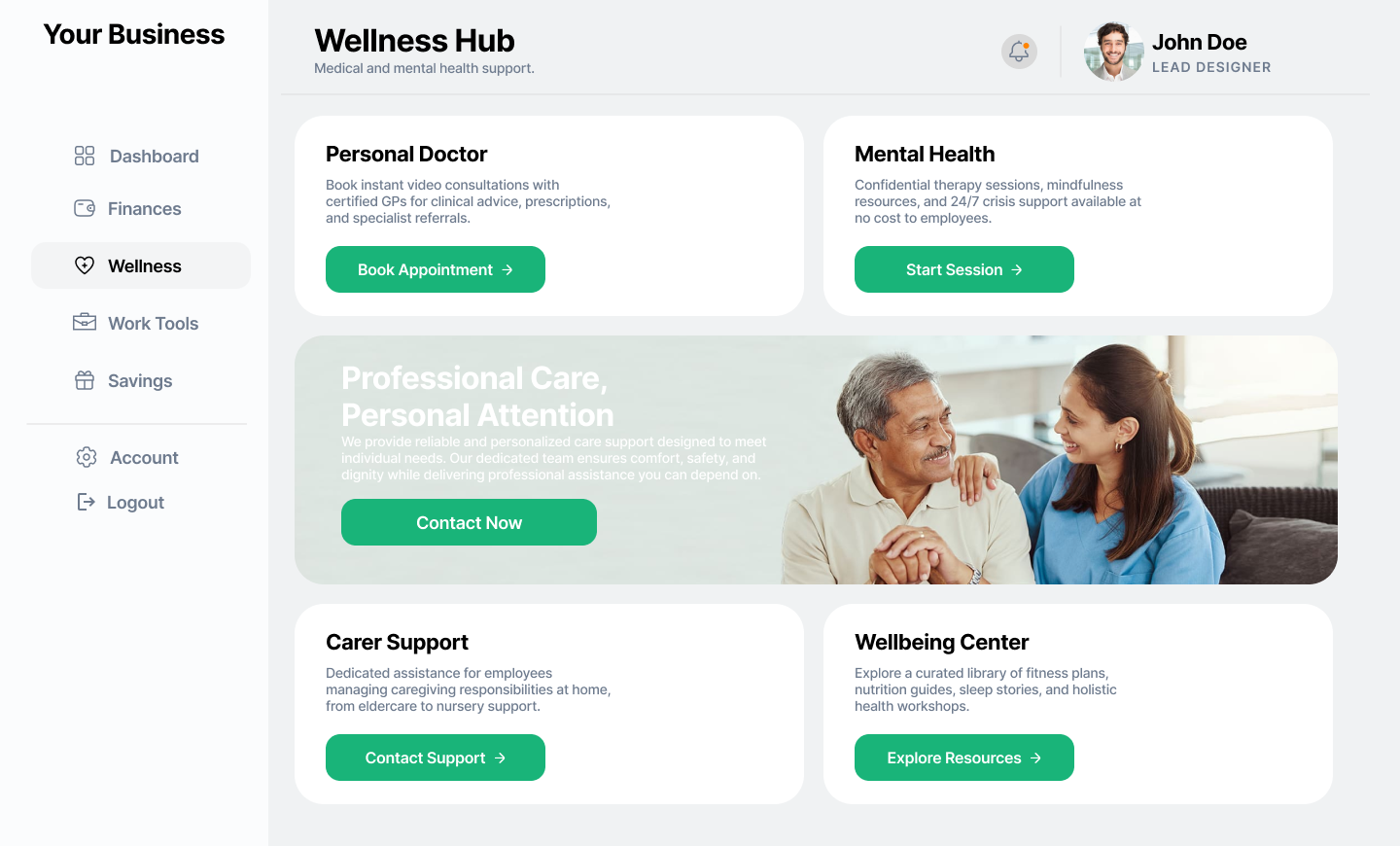 Benefits Portal Wellness